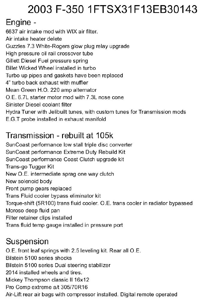 2003 FORD F350 - C0143
