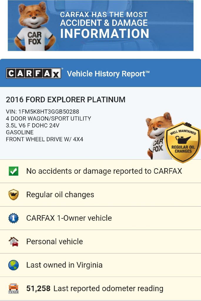 2016 FORD EXPLORER - C0288