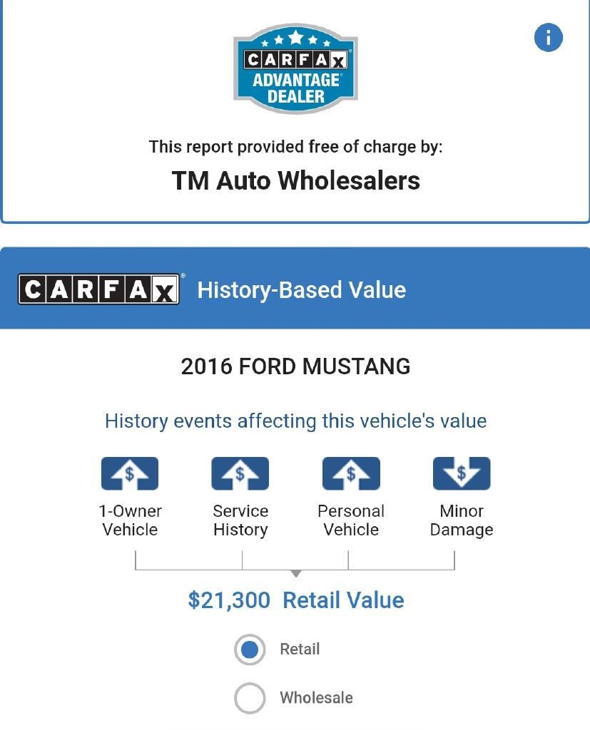 2016 FORD MUSTANG - C9478