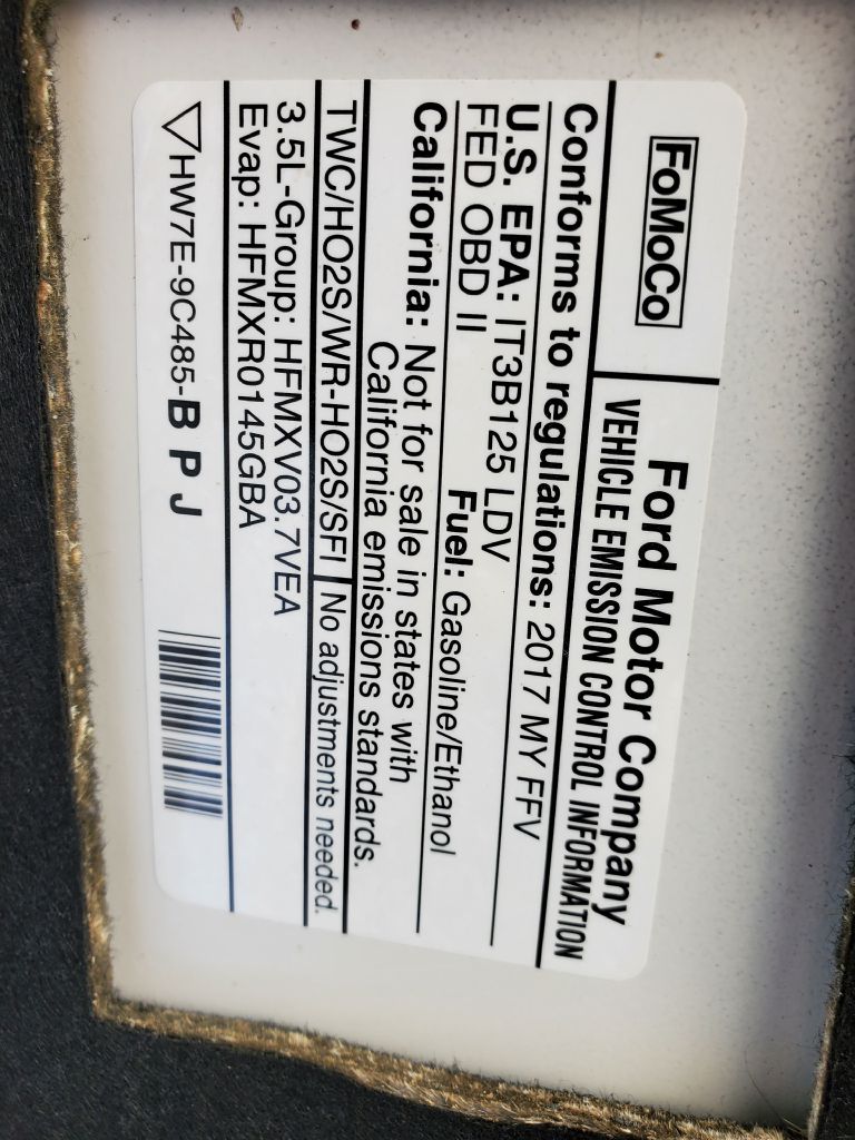 2017 FORD TAURUS - HAS7375