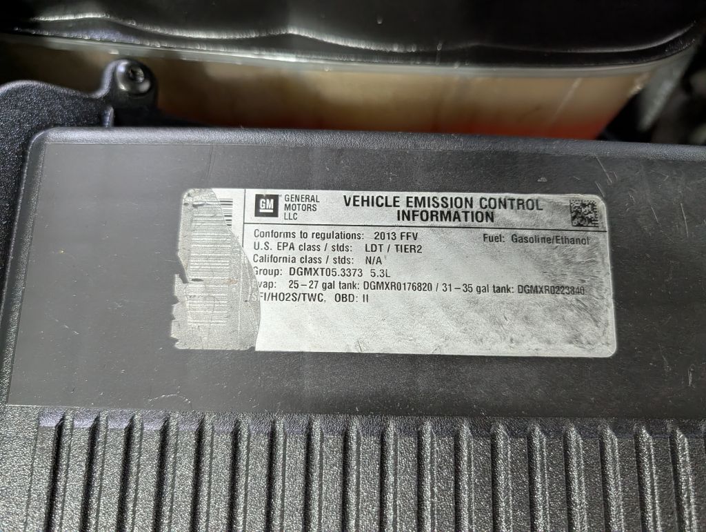 2013 CHEVROLET TAHOE - MH5916