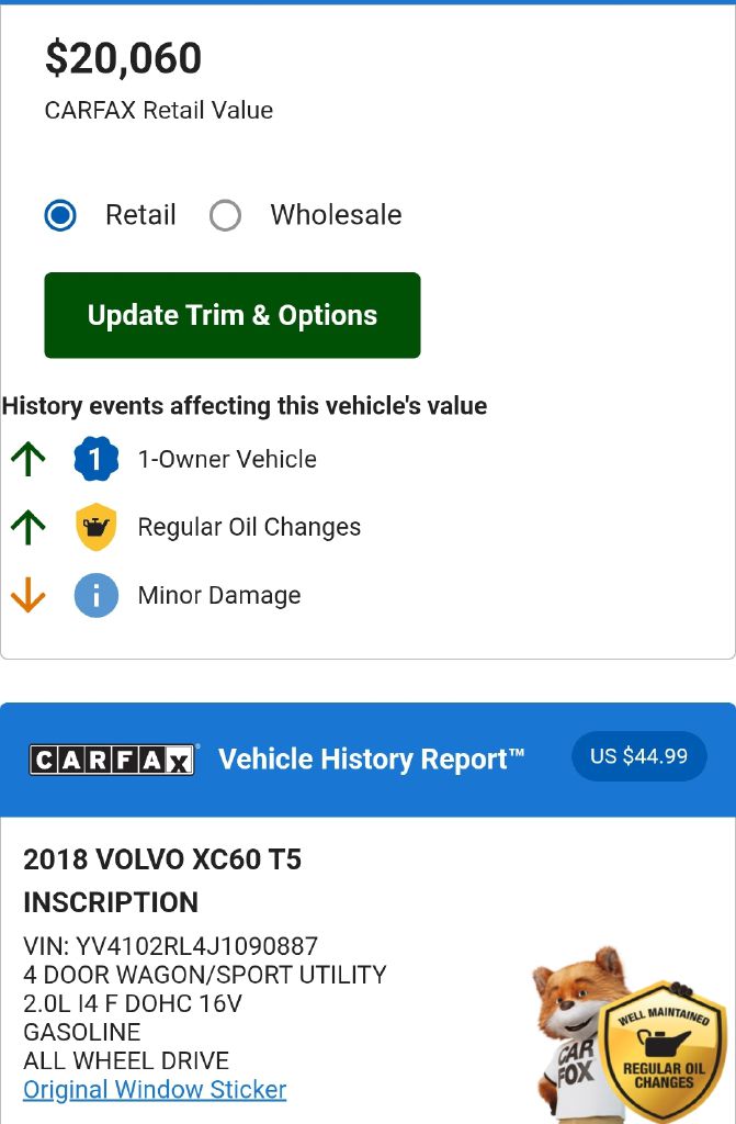2018 VOLVO XC60 - PO0887
